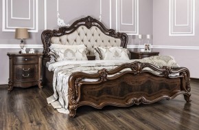 Кровать двуспальная Илона с мягким изголовьем (1800) караваджо в Талице - talica.mebel-74.com | фото