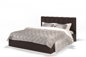 Кровать Элен 1600 + основание с ПМ (Лесмо brown) коричневый в Талице - talica.mebel-74.com | фото