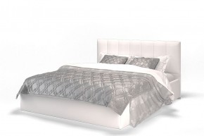 Кровать Элен 1600 + основание с ПМ (Vega white) белый в Талице - talica.mebel-74.com | фото