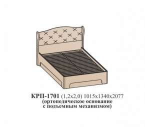 Кровать ЭЙМИ с подъемным механизмом КРП-1701 Рэд фокс (1200х2000) в Талице - talica.mebel-74.com | фото