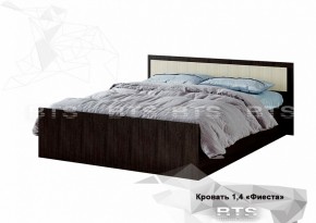 Кровать Фиеста 1400 LIGHT + Проложки LIGHT 1400 ДСП (Венге/Лоредо) в Талице - talica.mebel-74.com | фото