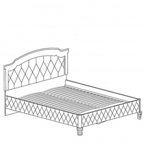 Кровать с обивкой №490 Марлен (1800) Кремовый белый в Талице - talica.mebel-74.com | фото