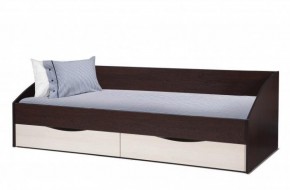 Кровать одинарная "Фея - 3" симметричная New (2000Х900) венге/вудлайн кремовый в Талице - talica.mebel-74.com | фото