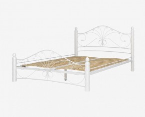 Кровать "Фортуна 1" КМД 2.01 Белая (1200*2000) (ножки-белые) с коваными элементами в Талице - talica.mebel-74.com | фото