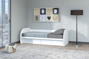 Кровать Сказка с ПМ 900 (Белый текстурный) в Талице - talica.mebel-74.com | фото