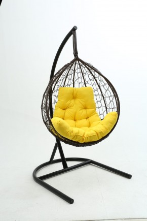 Подвесное кресло Бароло (коричневый/желтый) в Талице - talica.mebel-74.com | фото