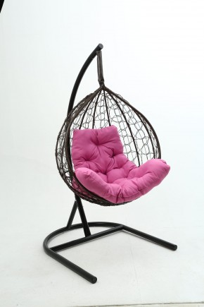 Подвесное кресло Бароло (коричневый/розовый) в Талице - talica.mebel-74.com | фото