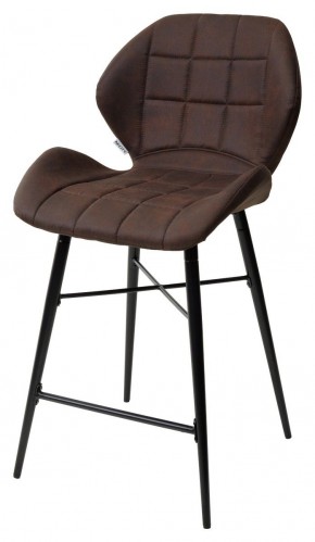 Полубарный стул MARCEL COWBOY-#800 темно-коричневый (H=65cm), ткань микрофибра М-City в Талице - talica.mebel-74.com | фото