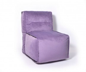 Прямое модульное бескаркасное кресло Комфорт (Фиолет велюр) в Талице - talica.mebel-74.com | фото