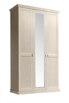 Шкаф 3-х дверный (с зеркалом) для платья и белья Венеция дуб седан (ВНШ1/3) в Талице - talica.mebel-74.com | фото