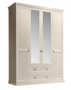 Шкаф 4-х дверный (с зеркалами) для платья и белья с выдвижными ящиками Венеция дуб седан (ВНШ1/41) в Талице - talica.mebel-74.com | фото