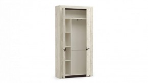 Шкаф для одежды 33.18 "Лючия" (бетон пайн белый / венге / белый) в Талице - talica.mebel-74.com | фото
