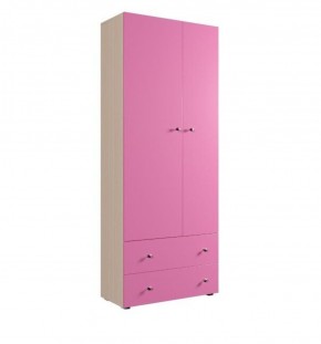 Шкаф ДМ 800 с 2-мя ящиками (розовый) в Талице - talica.mebel-74.com | фото