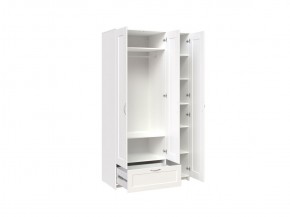 Шкаф СИРИУС трехдверный с одним выдвижным ящиком, цвет Белый в Талице - talica.mebel-74.com | фото