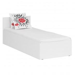 Стандарт Кровать 0800, цвет белый, ШхГхВ 83,5х203,5х70 см., сп.м. 800х2000 мм., без матраса, основание есть в Талице - talica.mebel-74.com | фото