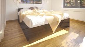 Стандарт Кровать 1600, цвет венге, ШхГхВ 163,5х203,5х70 см., сп.м. 1600х2000 мм., без матраса, основание есть в Талице - talica.mebel-74.com | фото