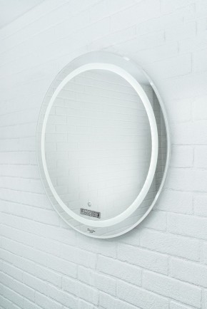 Зеркало Gia 75 white с подсветкой Sansa (SGa1044Z) в Талице - talica.mebel-74.com | фото