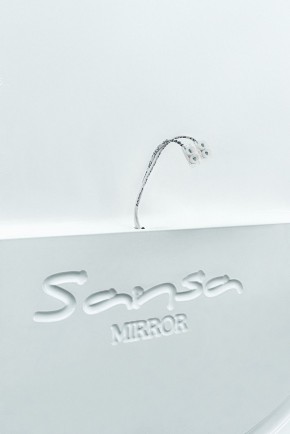 Зеркало Gia 75 white с подсветкой Sansa (SGa1044Z) в Талице - talica.mebel-74.com | фото