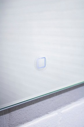 Зеркало Quadro 100 alum (линза) с подсветкой Sansa (SQL1030Z) в Талице - talica.mebel-74.com | фото