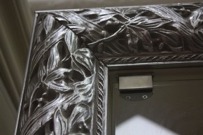 Зеркало Тиффани Premium черная/серебро (ТФСТ-2(П) в Талице - talica.mebel-74.com | фото